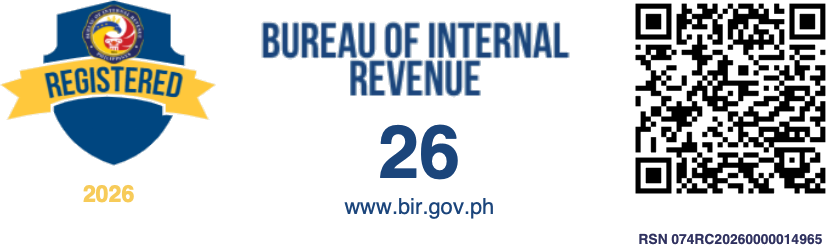 BIR Registered 2026, RSN 074RC20260000014965